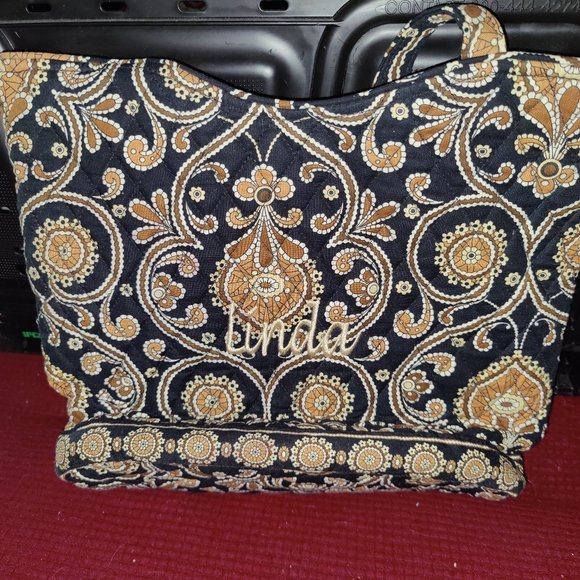 Retired Vera Bradley Caffe Latte Shoulder Bag - Picture 3 of 4